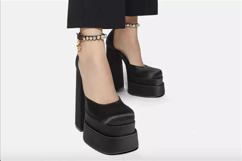 versace heels dupe|Versace medusa aevitas dupe.